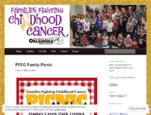 Tablet Screenshot of familiesfightingchildhoodcancer.com
